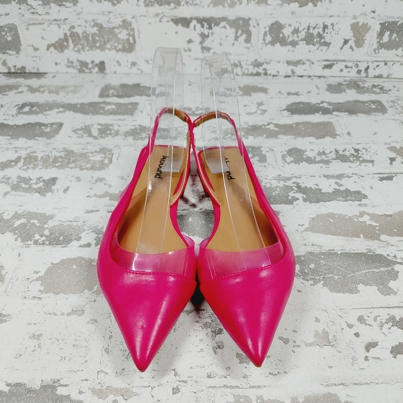 NEW ABOUND Charlatan Clear Strap D'orsay Flat In Pink - Picture 3 of 11